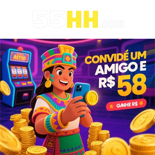 55HH Indique amigos para receber um bônus
